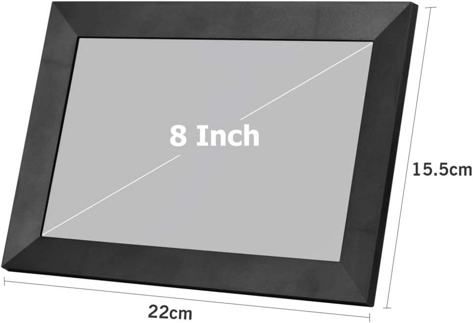 8 inch WiFi Digital Photo Frame with Touch Screen I95301