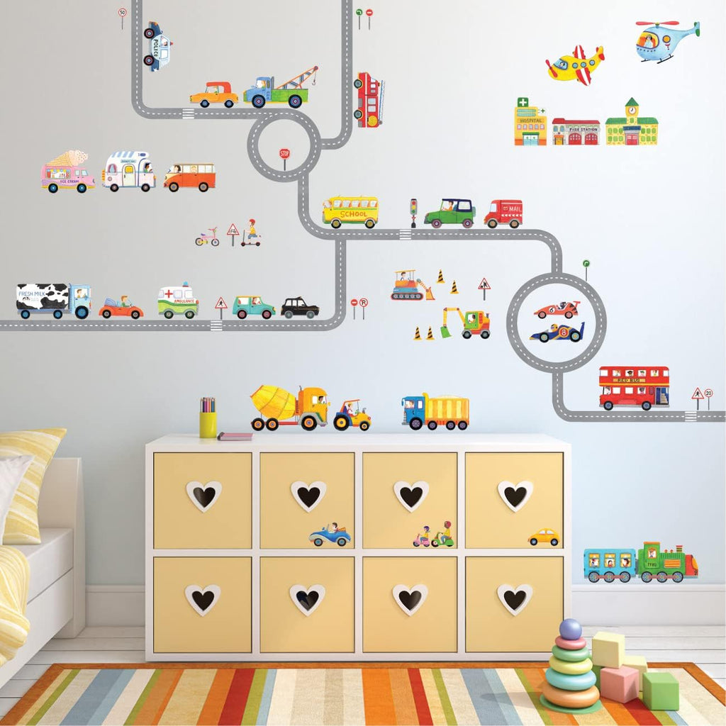 Kids Wall Stickers Peel and Stick Removable Wall Decals H86100