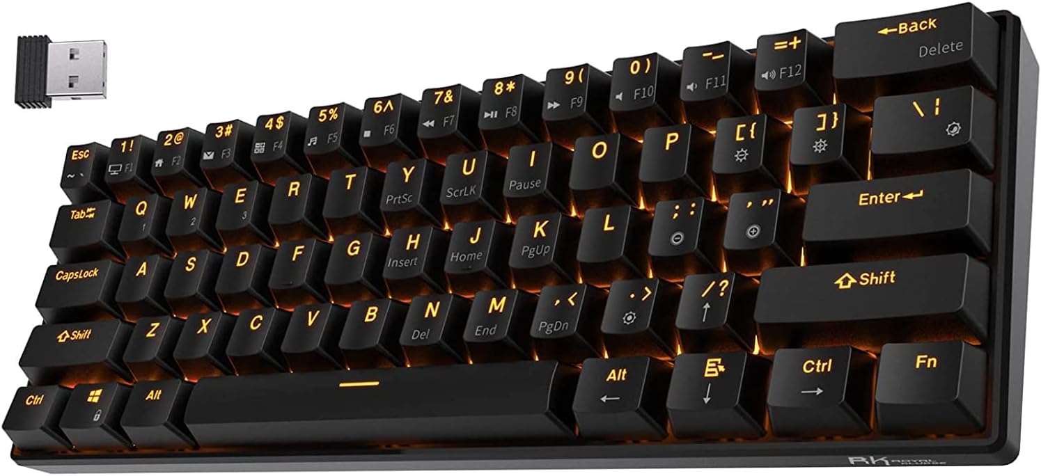 White 61 Keys Triple Mode Wireless Mechanical Keyboard Q267171
