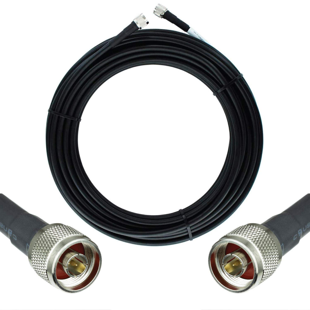 LMR®400 Equivalent Coaxial Cable 30ft SMA Male to SMA Female A814