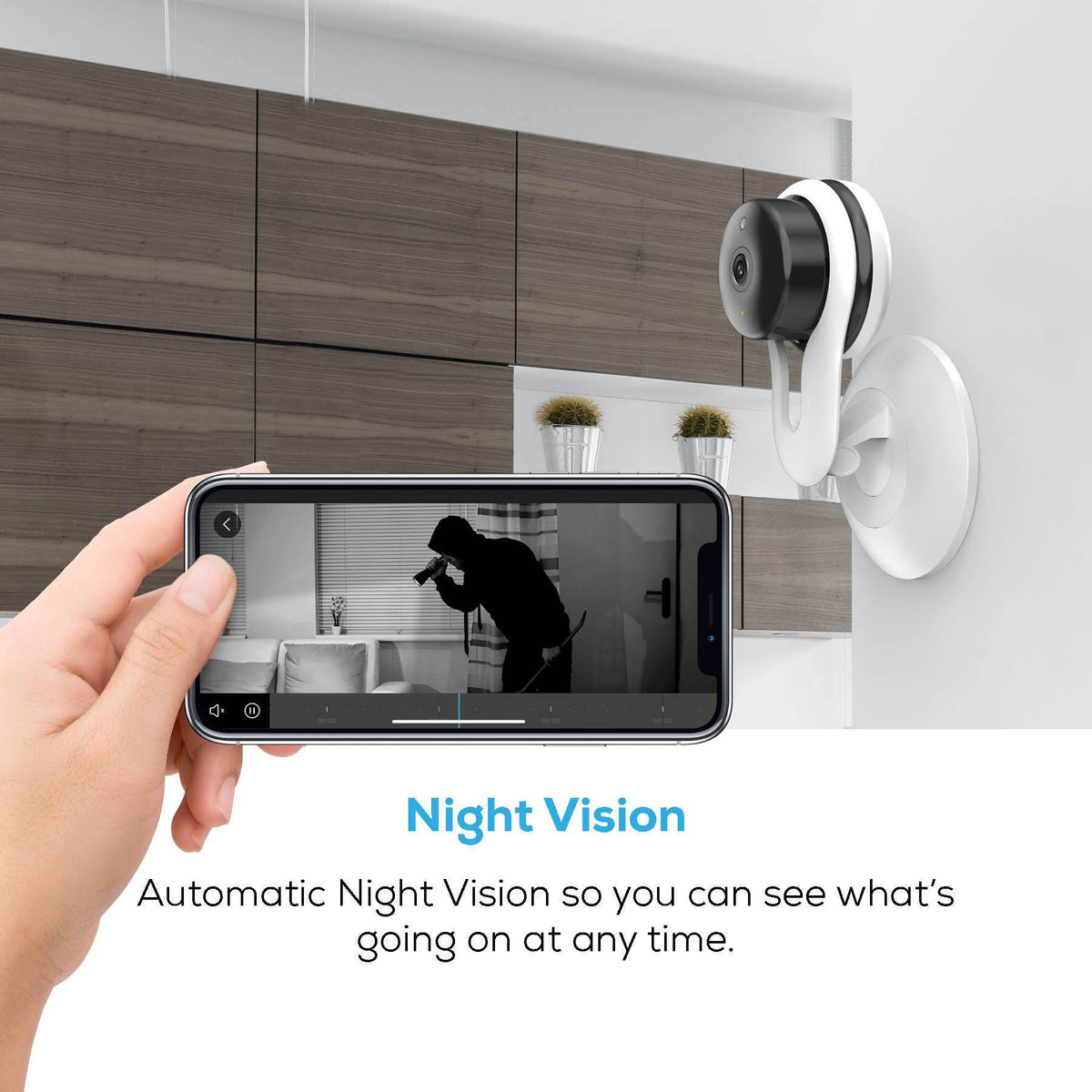 HD 1080p Smart Wi-Fi Security Camera (2-Pack) L838