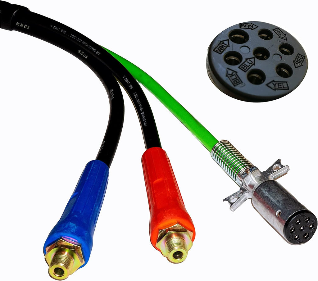 12 Ft. 3-in-1 Wrap Set ABS Electrical and Rubber Air Line Hose Assemblies L854