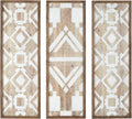 Natural Mandal Wall Decor, 3 Piece Canvas R332475
