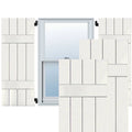 Real Wood Pine Board-n-Batten Shutters R186