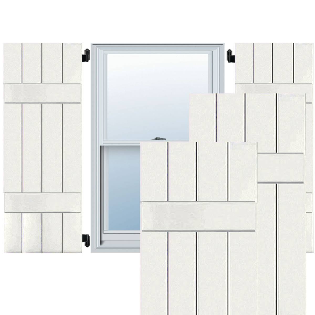 Real Wood Pine Board-n-Batten Shutters R186