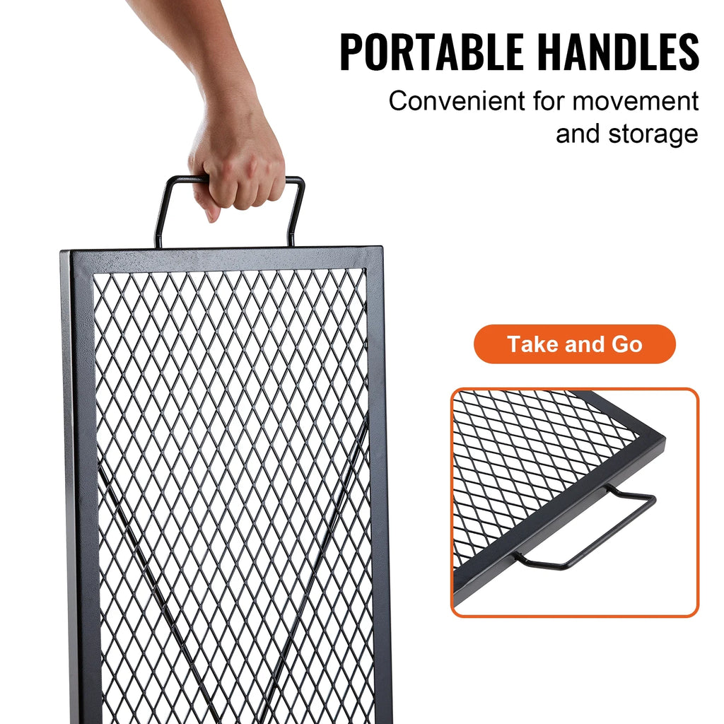 44" Rectangle Fire Pit Grill Grate Q739