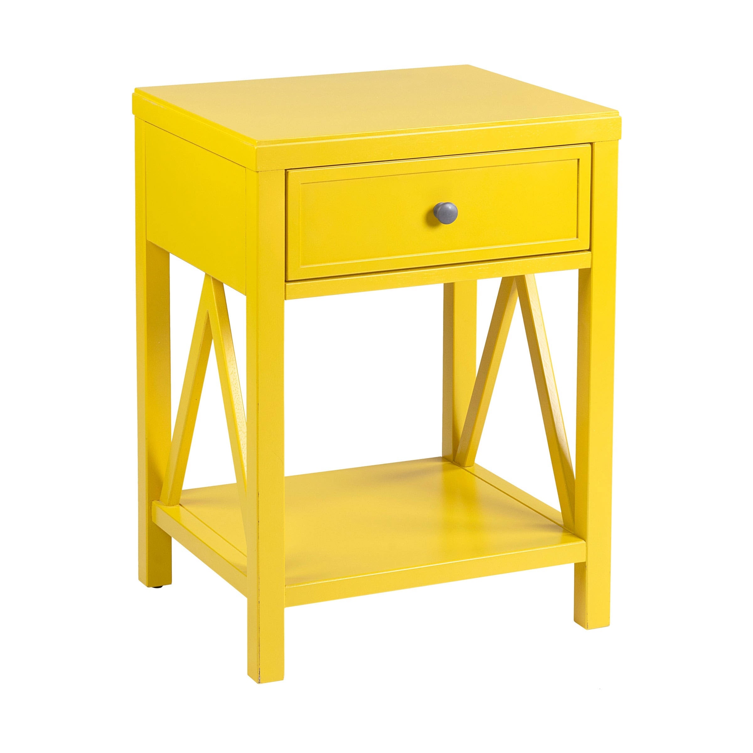 Acacia Wood End Table A729