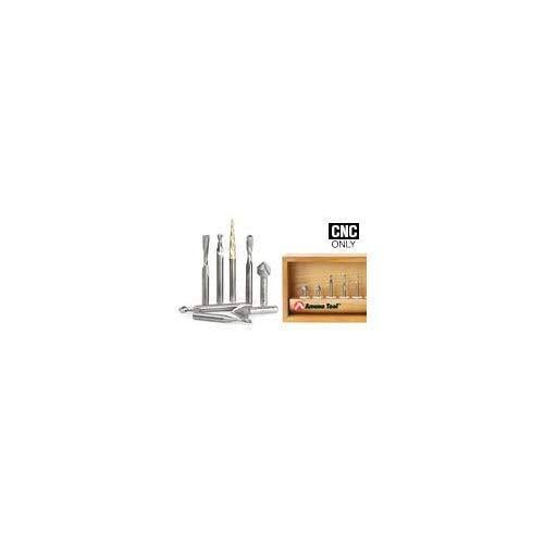 8-Pc CNC Router Bit Collection, 1/4 Shank Z154647