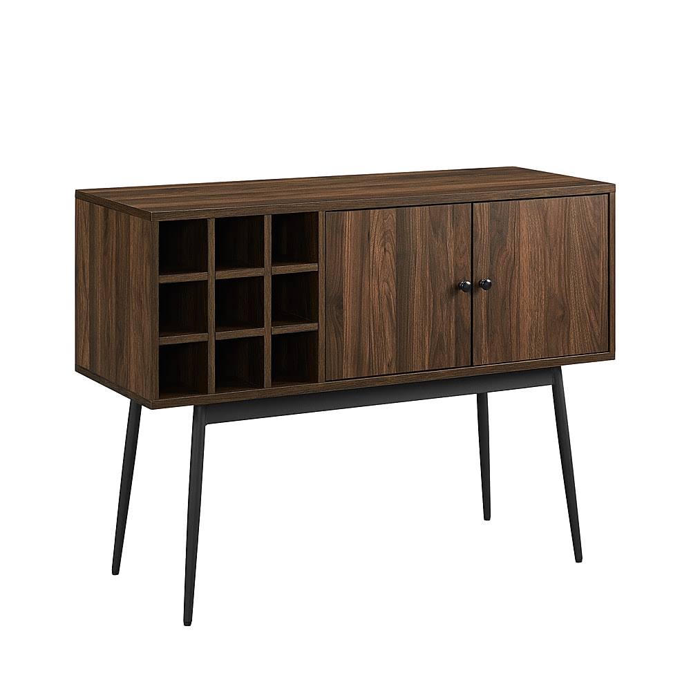 Dark Walnut Bottle Storage Bar Cabinet E2640