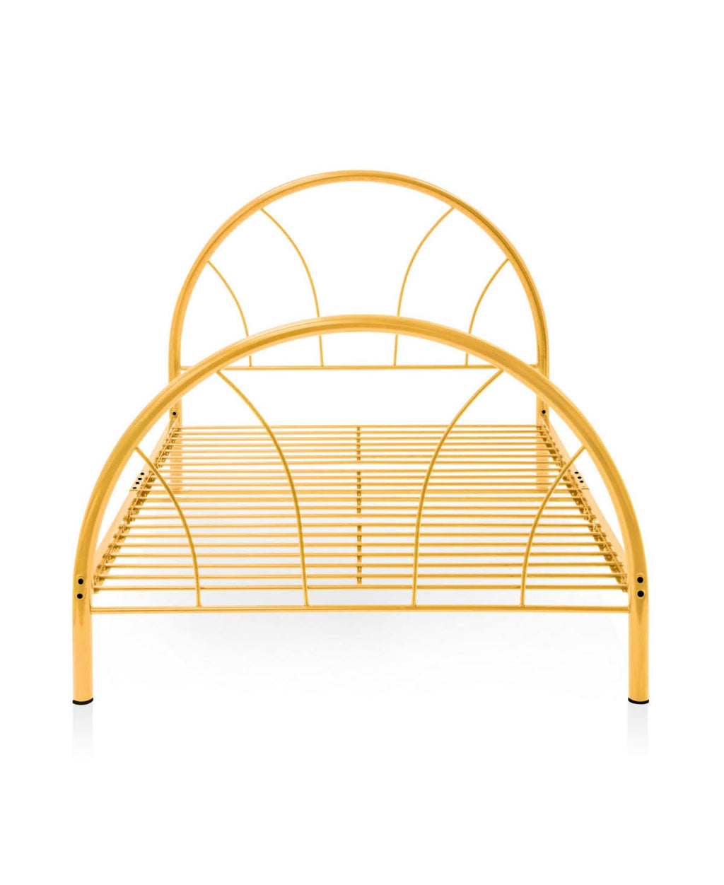 Orange Metal Arch Bed V3285