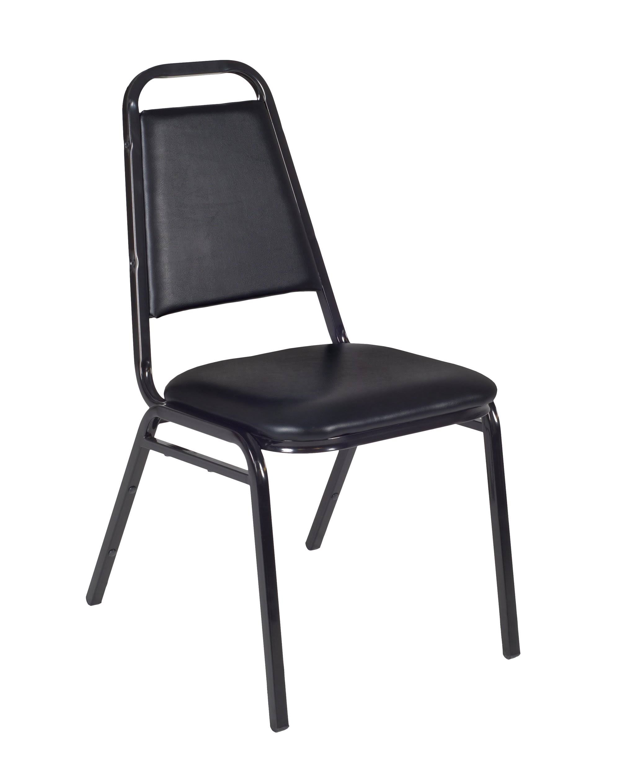 Round Breakroom Table with 4 Stack Chairs Q7439