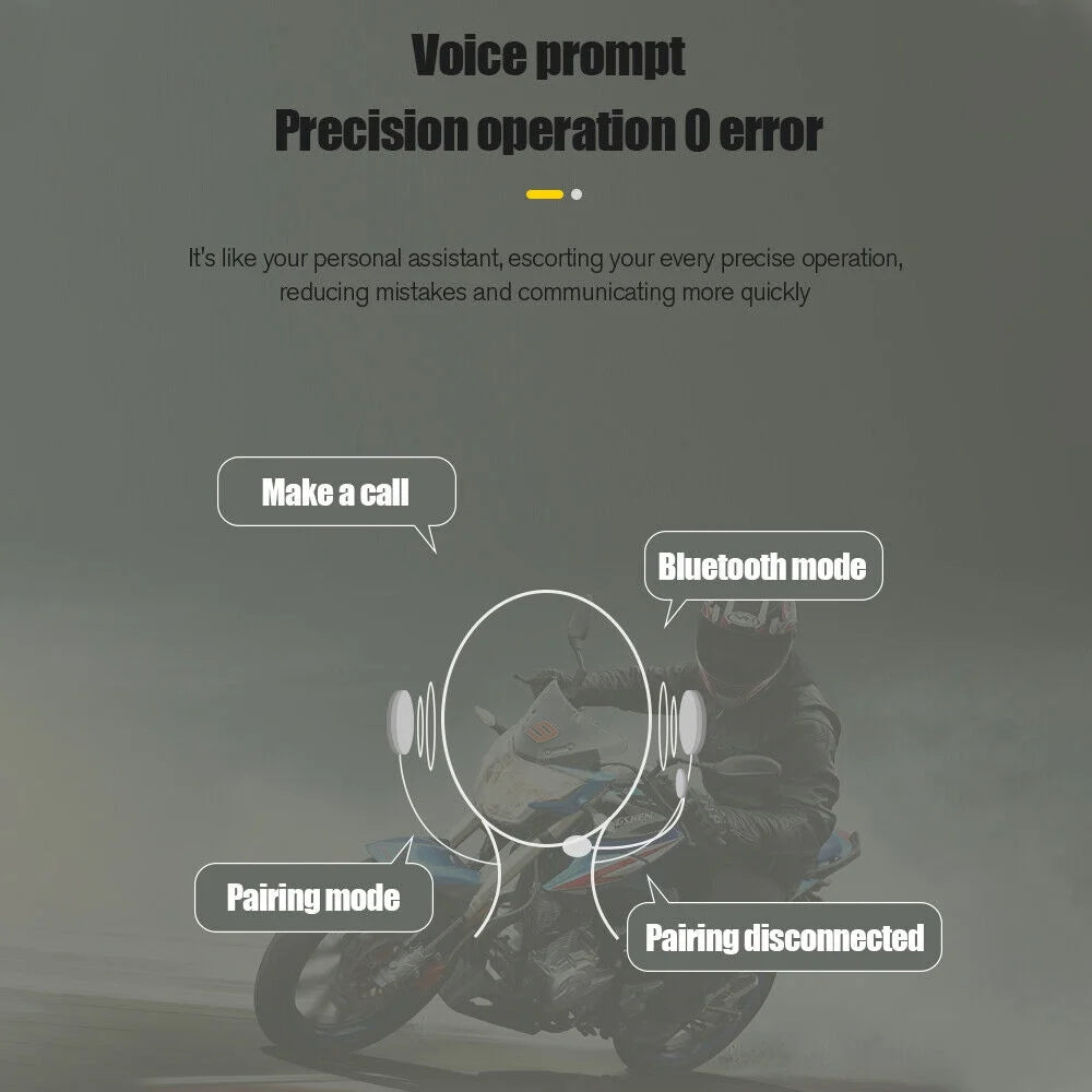 Motorcycle Helmet Headset Wireless Bluetooth 5.0 Headphone Speaker F438830