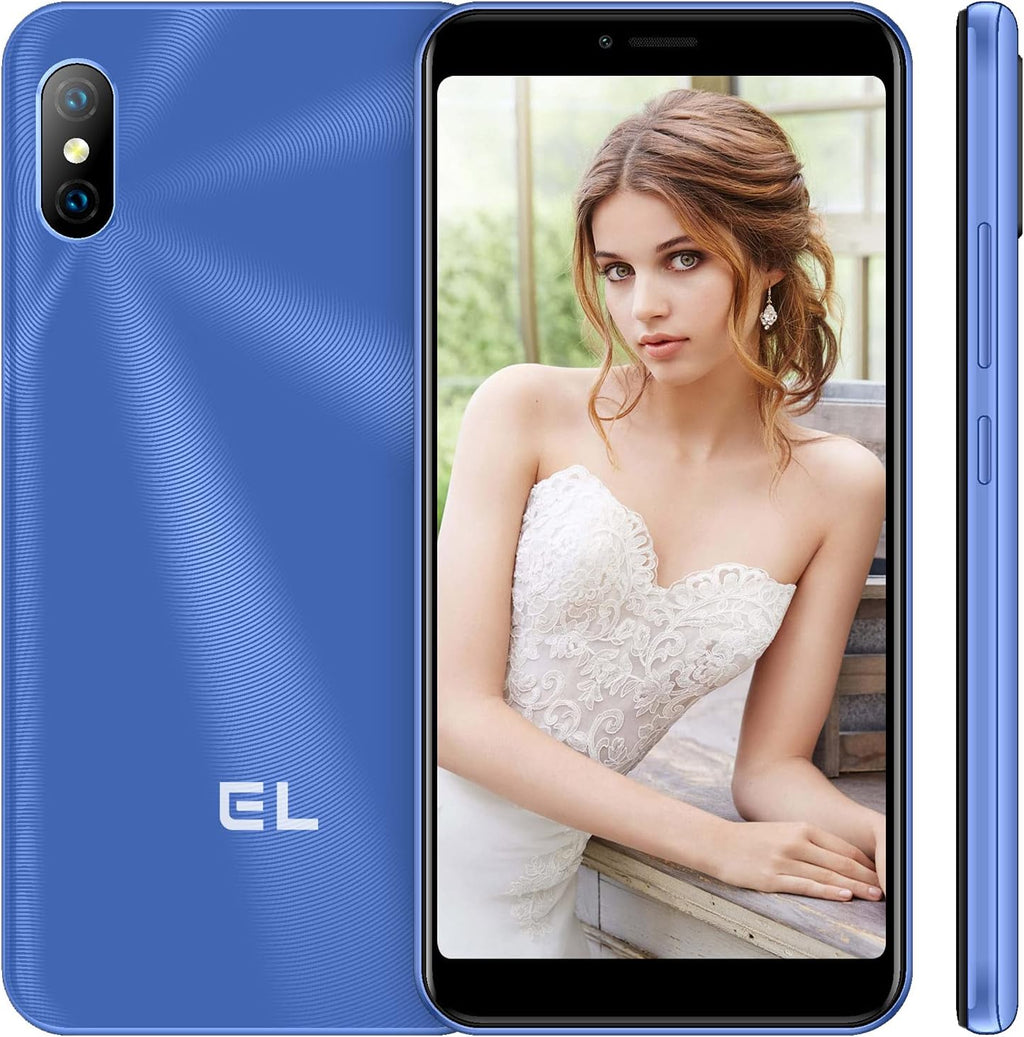Unlocked 4G Dual SIM Smartphone, Android 8.1 5.5" Full-Screen, 2500mAh Battery, Red S5302