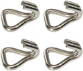 2 Double J Stainless Steel Wire Hook - 4 Pack Y6769