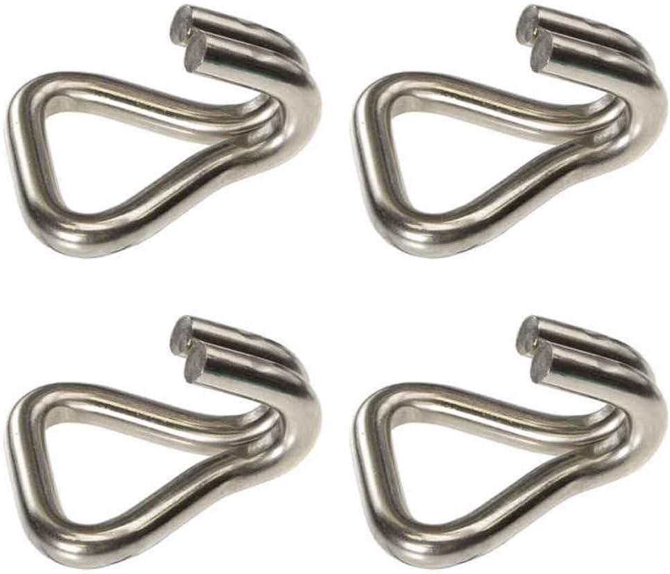 2 Double J Stainless Steel Wire Hook - 4 Pack Y6769