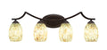 Four Light Bath Bar Dark Granite J914416