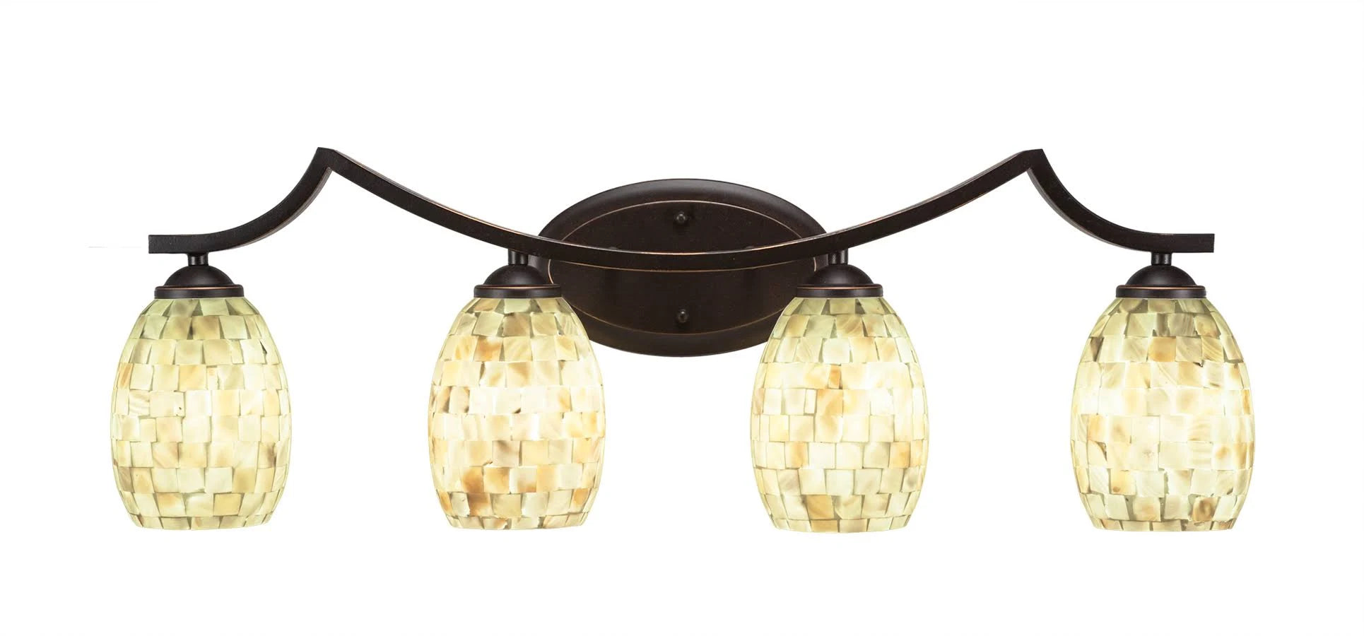Four Light Bath Bar Dark Granite J914416