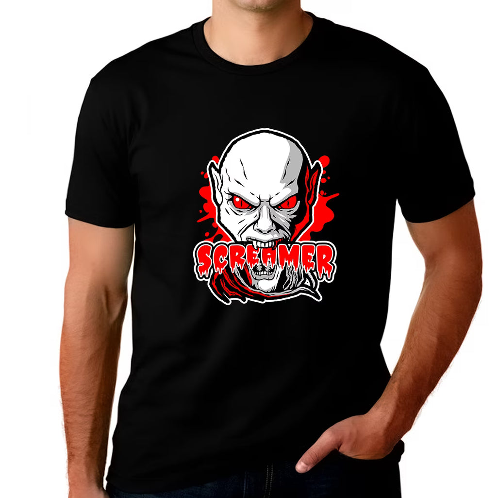 Halloween Vampire Shirts for Men Plus Size 1XL 2XL 3XL 4XL 5XL X94017