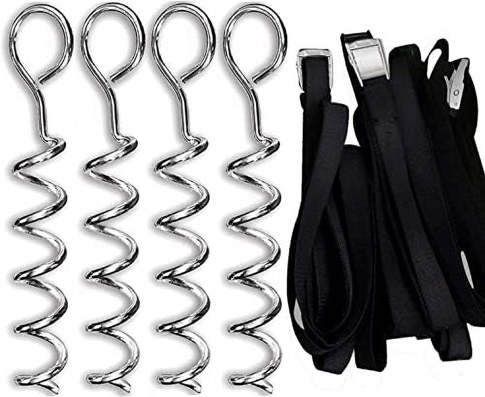 Galvanized Spiral Trampoline Anchor Kit O5792