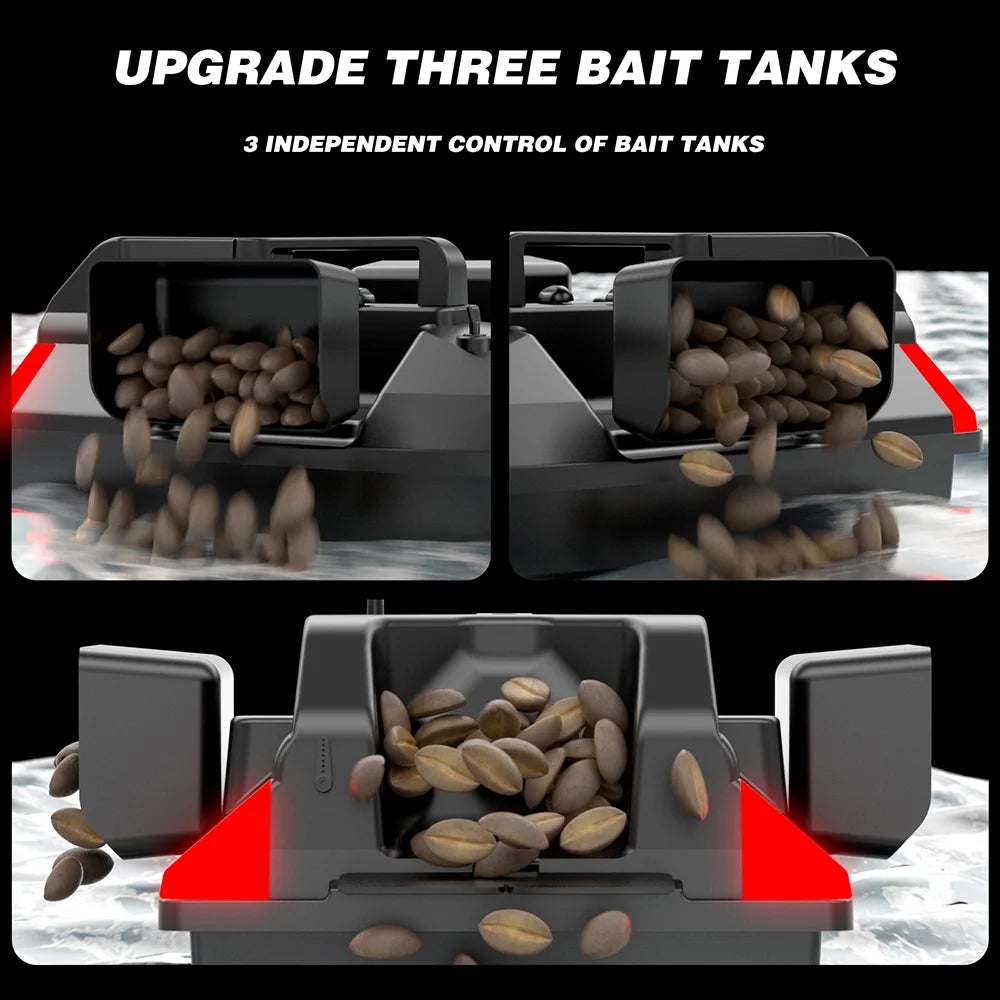 GPS Fishing Bait Boat with Dual Motor Fish Finder V7390