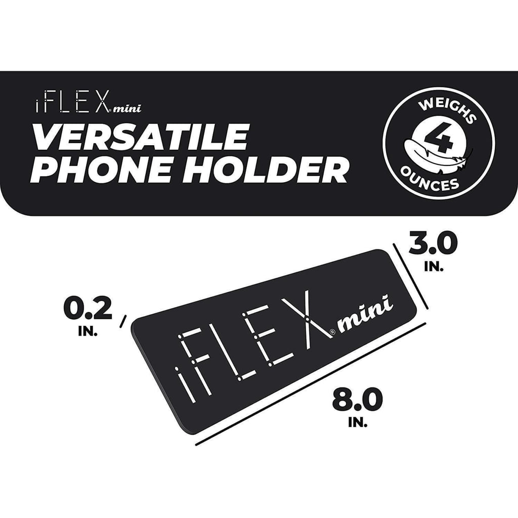 Mini Flexible Cell Phone Holder 12pk Black Silicone Mount K837