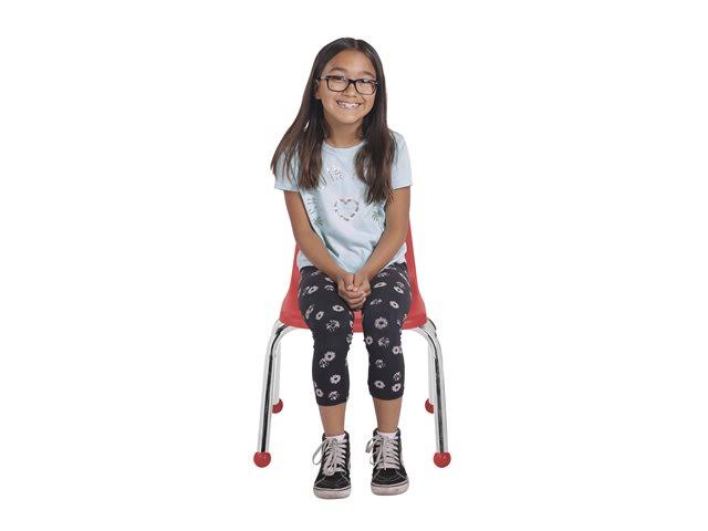 Red 12in Stack Chair 6-Pack W838682
