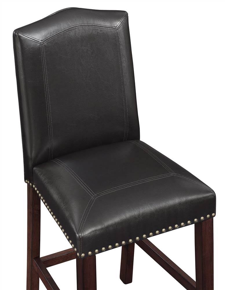 Brown Faux Leather Counter Stool S403160