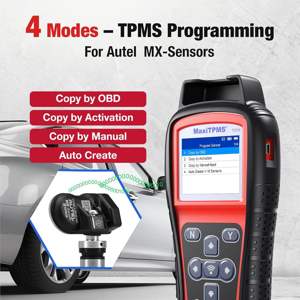 TPMS Relearn Tool, 2022 TPMS Programming Tool, 4 Modes, 315/433MHz, Upgraded Version of TS501/TS408 O35652