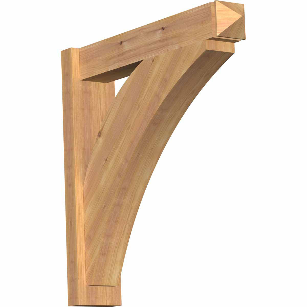 5 1/2x22W x 28x22D x 28x22H Thorton Smooth Arts and Crafts Outlooker, Western Red Cedar J961