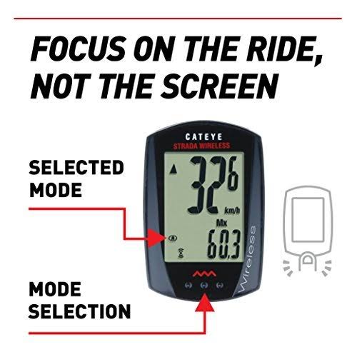 Black Wireless Cycling Computer A99237
