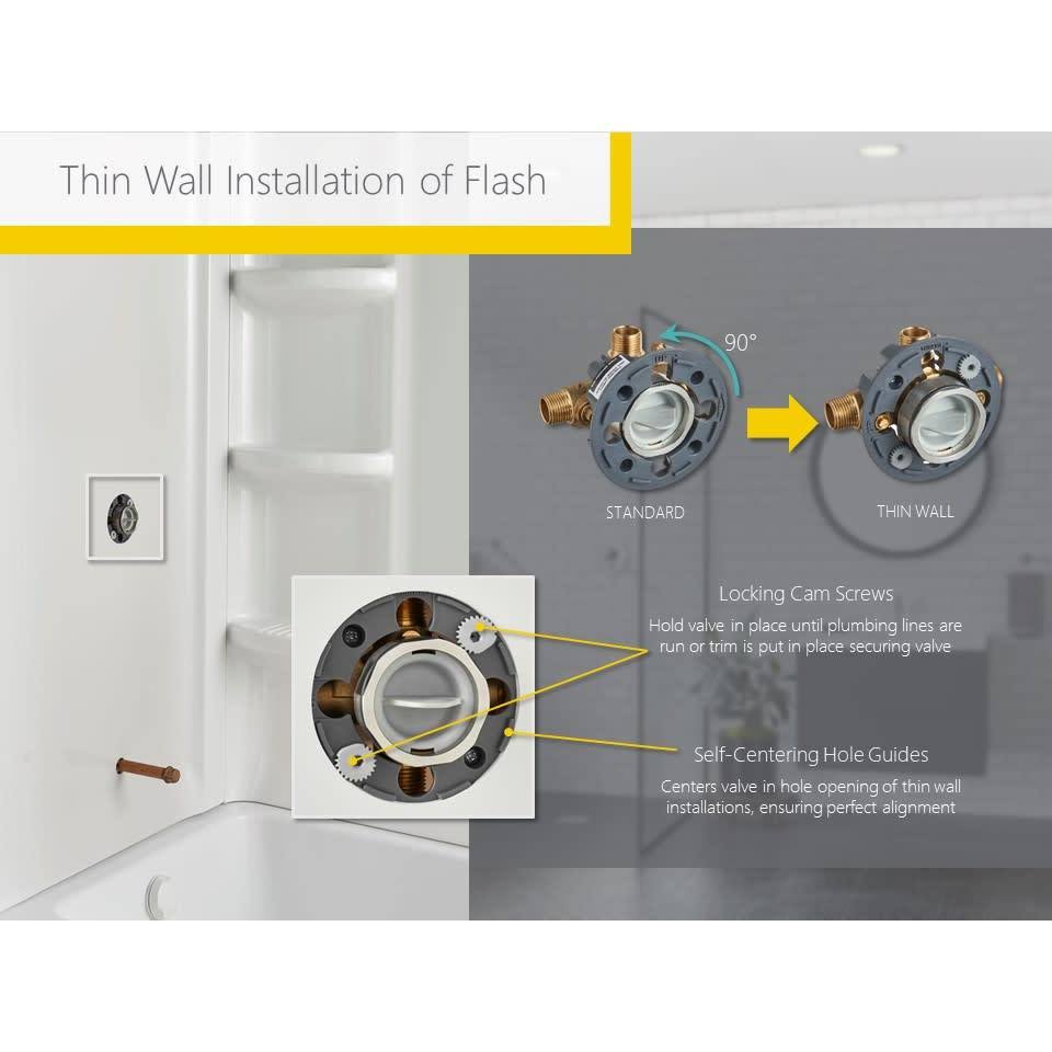 Polished Chrome Tub and Shower Trim Package F684595