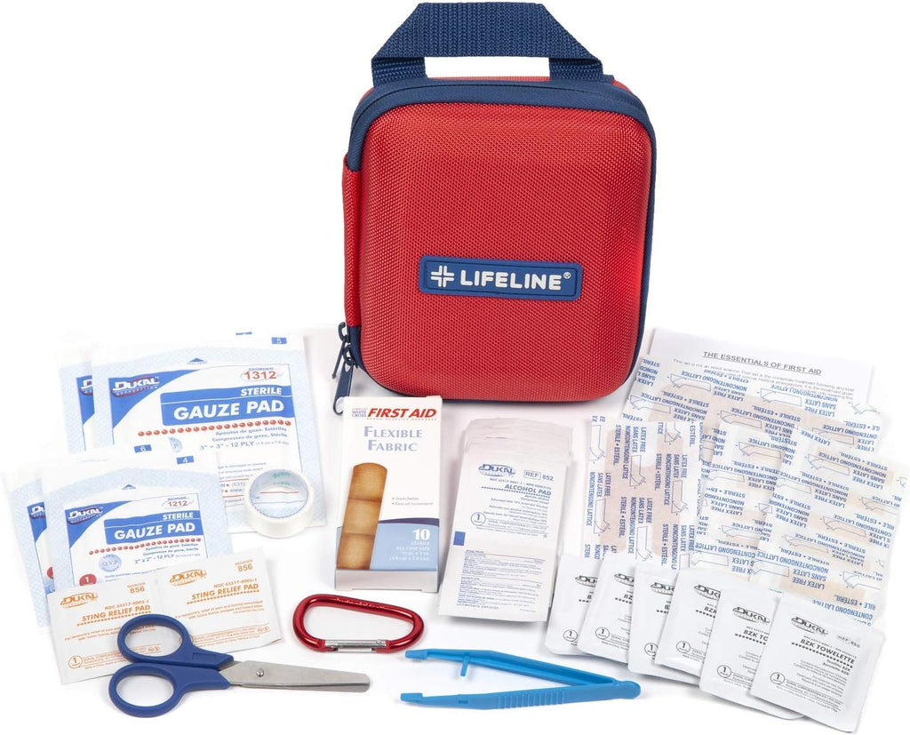72 Hour Emergency Survival Kit in Red Backpack R78180