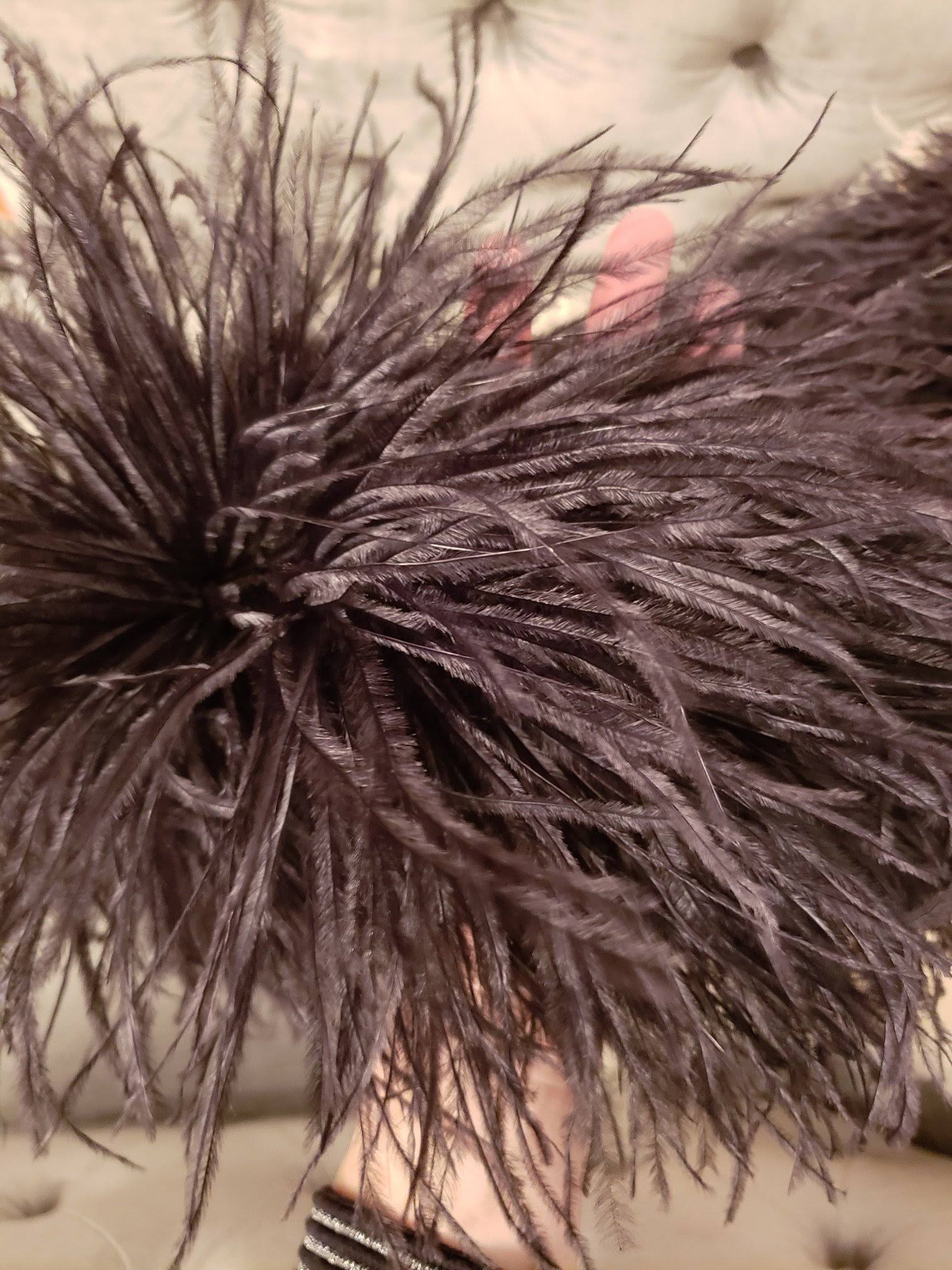 6 Ply Hot Pink Ostrich Feather Boa W3687