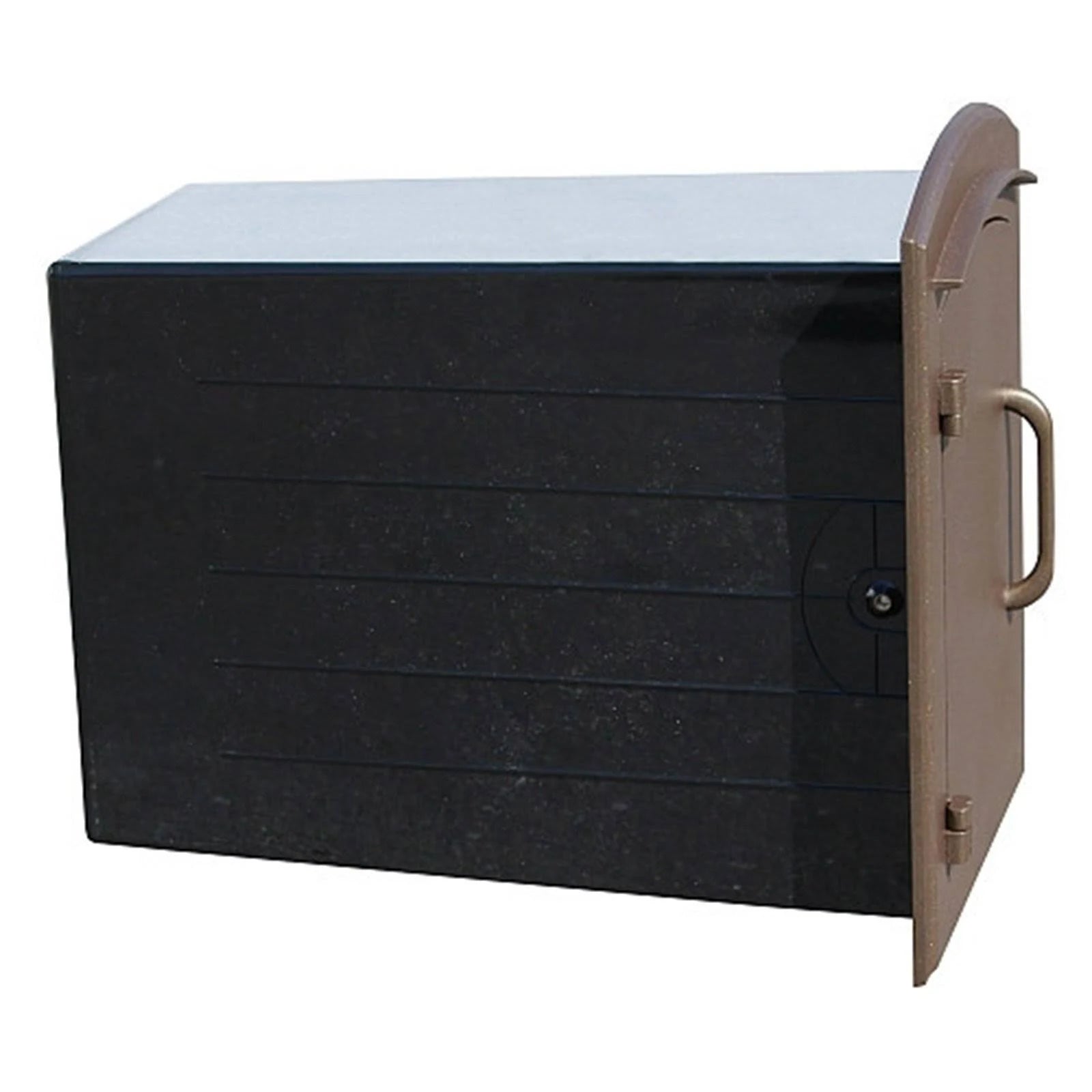 Bronze Column Mount Mailbox R418