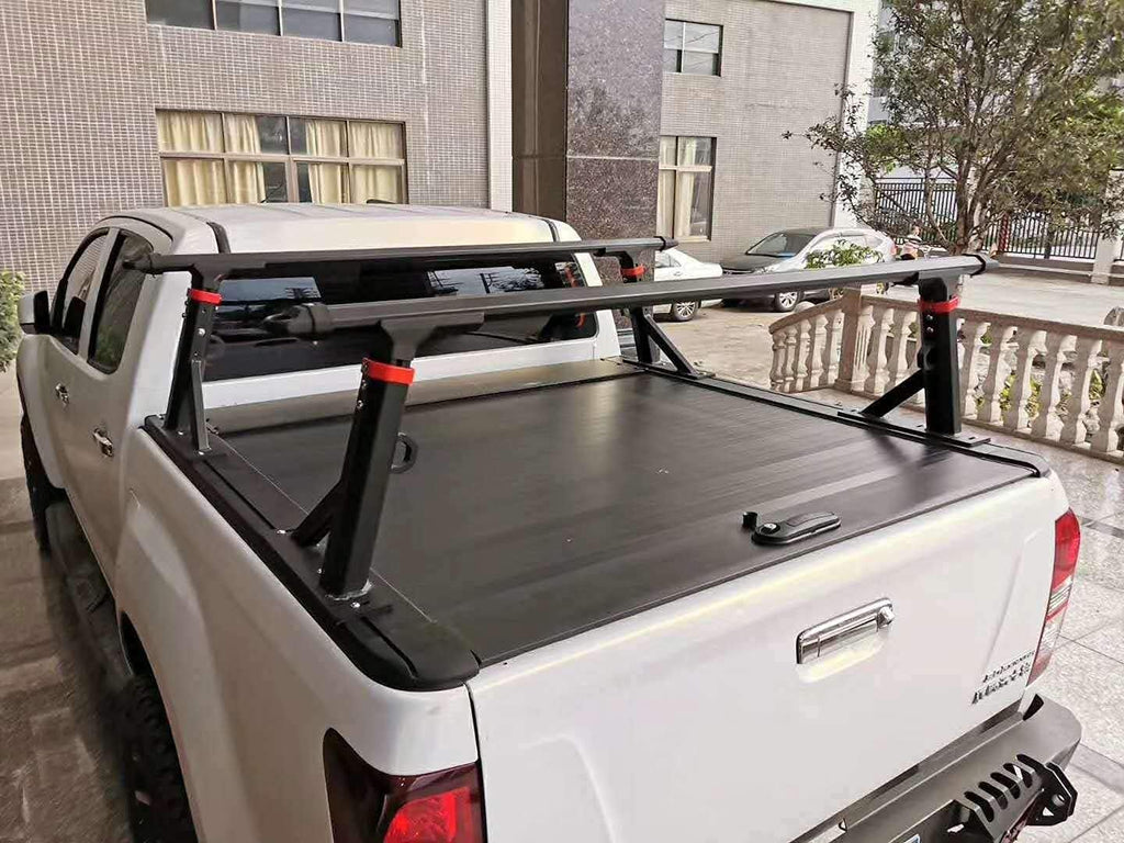 Truck Bed Racks Extendable Brackets All Aluminum Alloy Pickup Ladder Rack I396