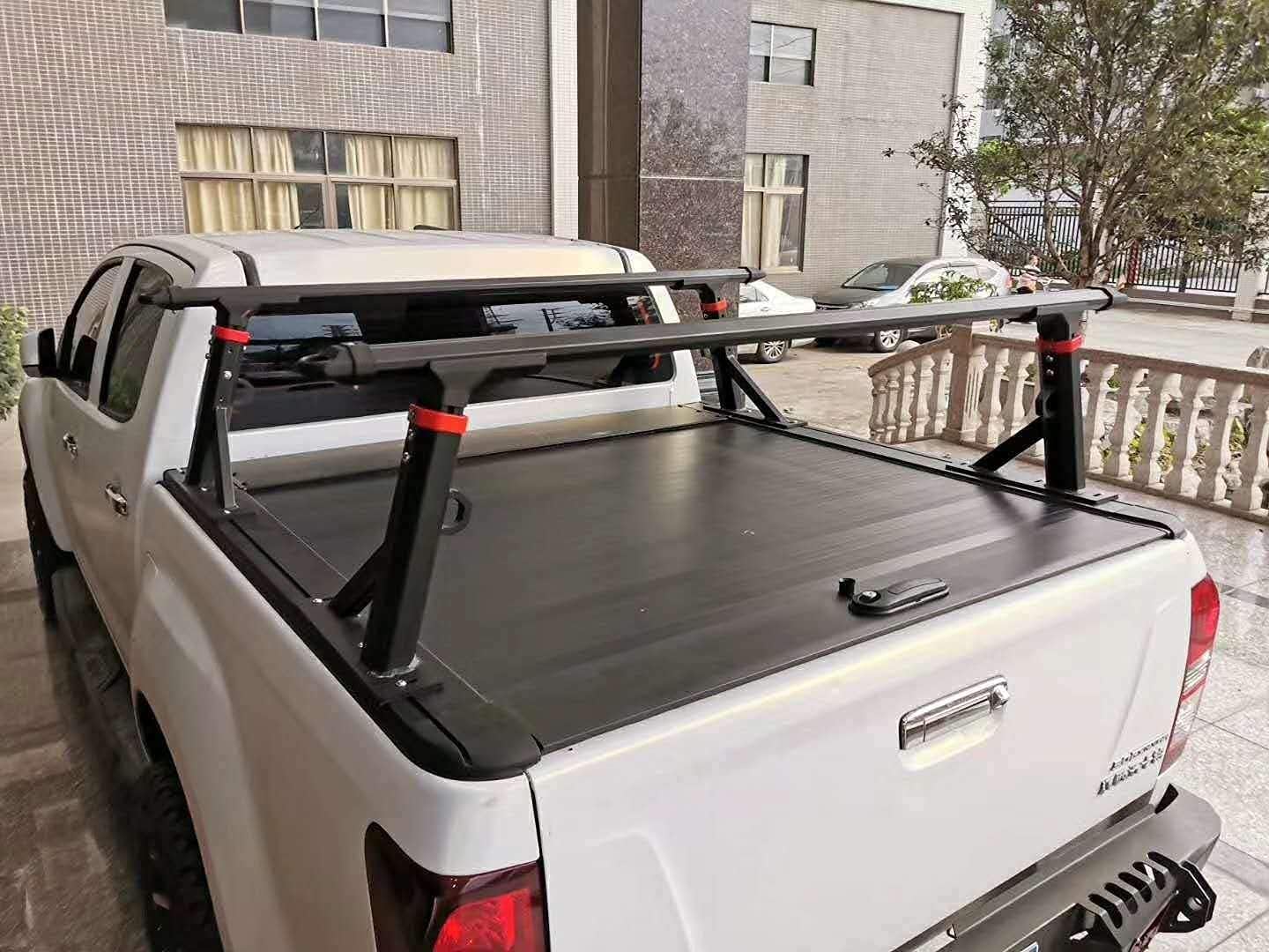 Truck Bed Racks Extendable Brackets All Aluminum Alloy Pickup Ladder Rack I396