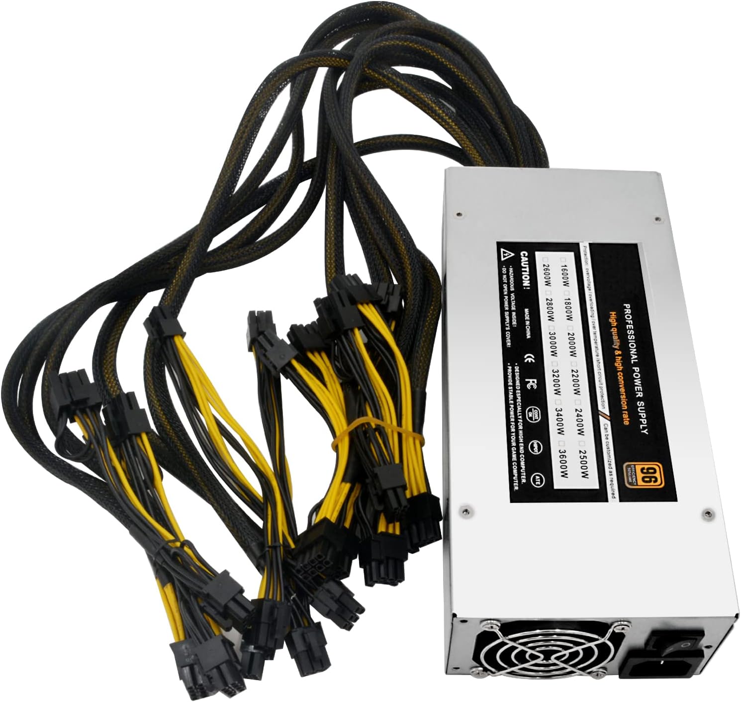 2500W 2U Single Channel Mining Rig PSU Y552