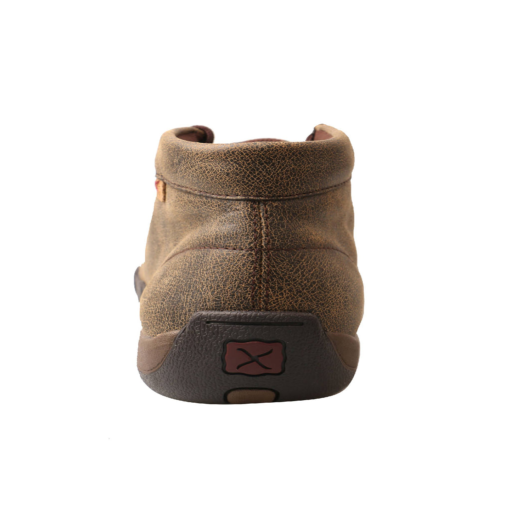 Cayman Print Brown Leather Driving Moc A496