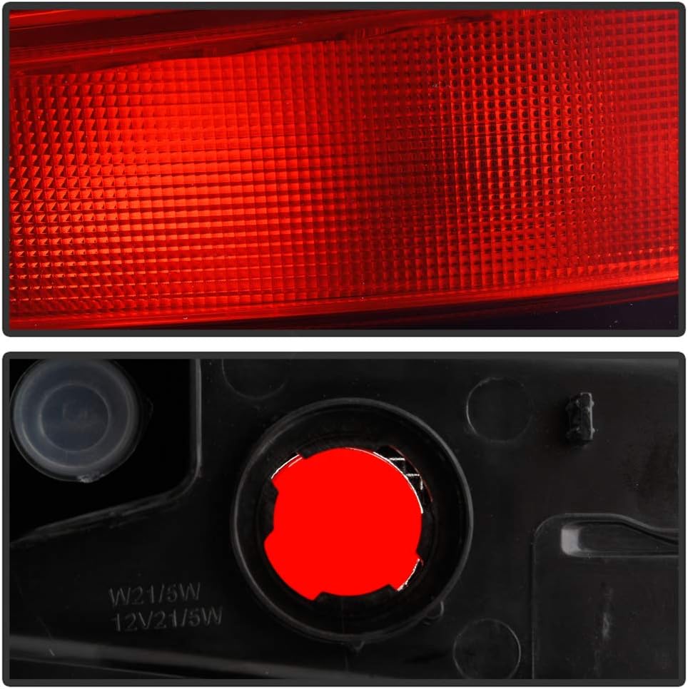 All Red Lens Tail Lights Assembly O729910