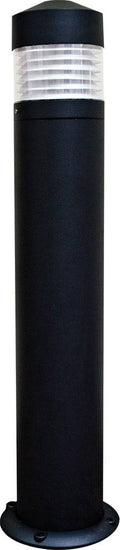 Black Powder Coated Cast Aluminum Bollard T4633