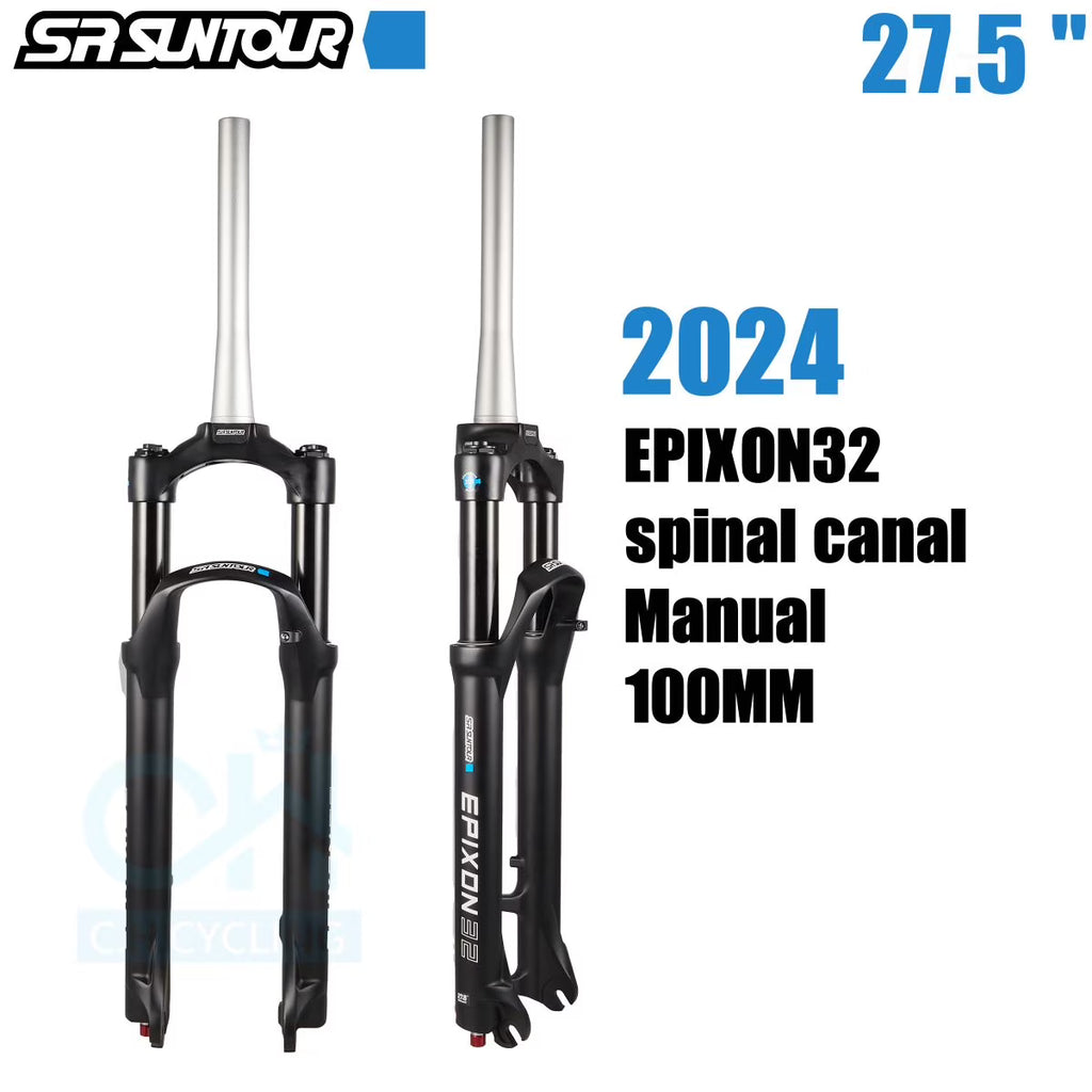 Mountain Bike Air Suspension Front Fork 27.5/29 Inches Conical Tube 100/120MM N540