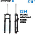 Mountain Bike Air Suspension Front Fork 27.5/29 Inches Conical Tube 100/120MM N540