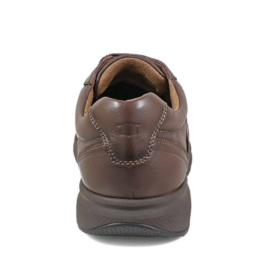 Brown Tumbled Moc Toe Walk Shoes Q2167