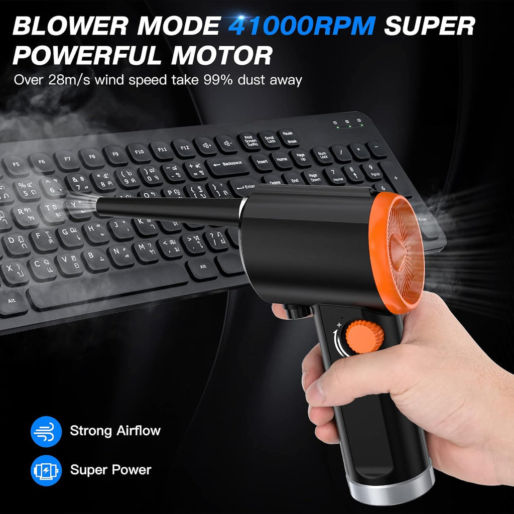 Cordless Electric Air Duster for Computer Electronics Cleaning G180882