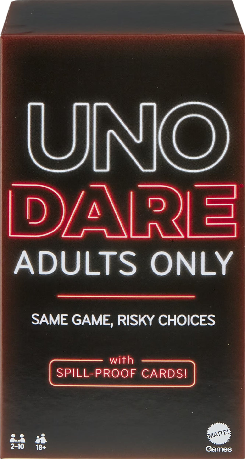 UNO Dare Card Game, 2-10 Players, Waterproof Cards and Dice P247