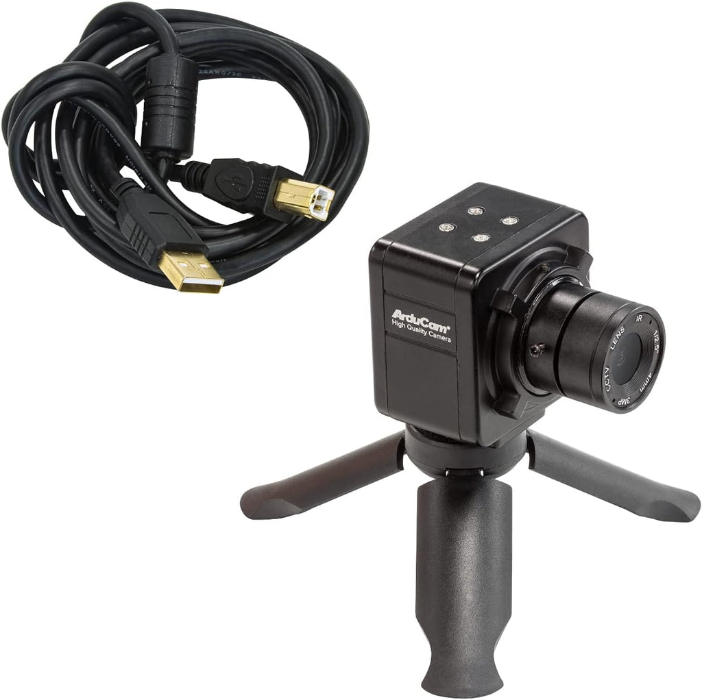 3MP HDR USB Camera with Dual Microphones and Mini Tripod R8892