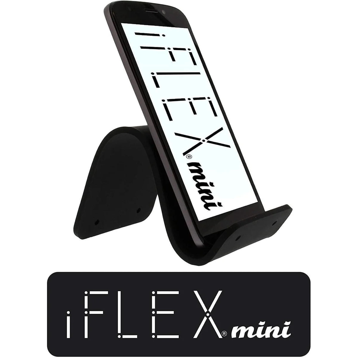 Mini Flexible Cell Phone Holder 12pk Black Silicone Mount K837