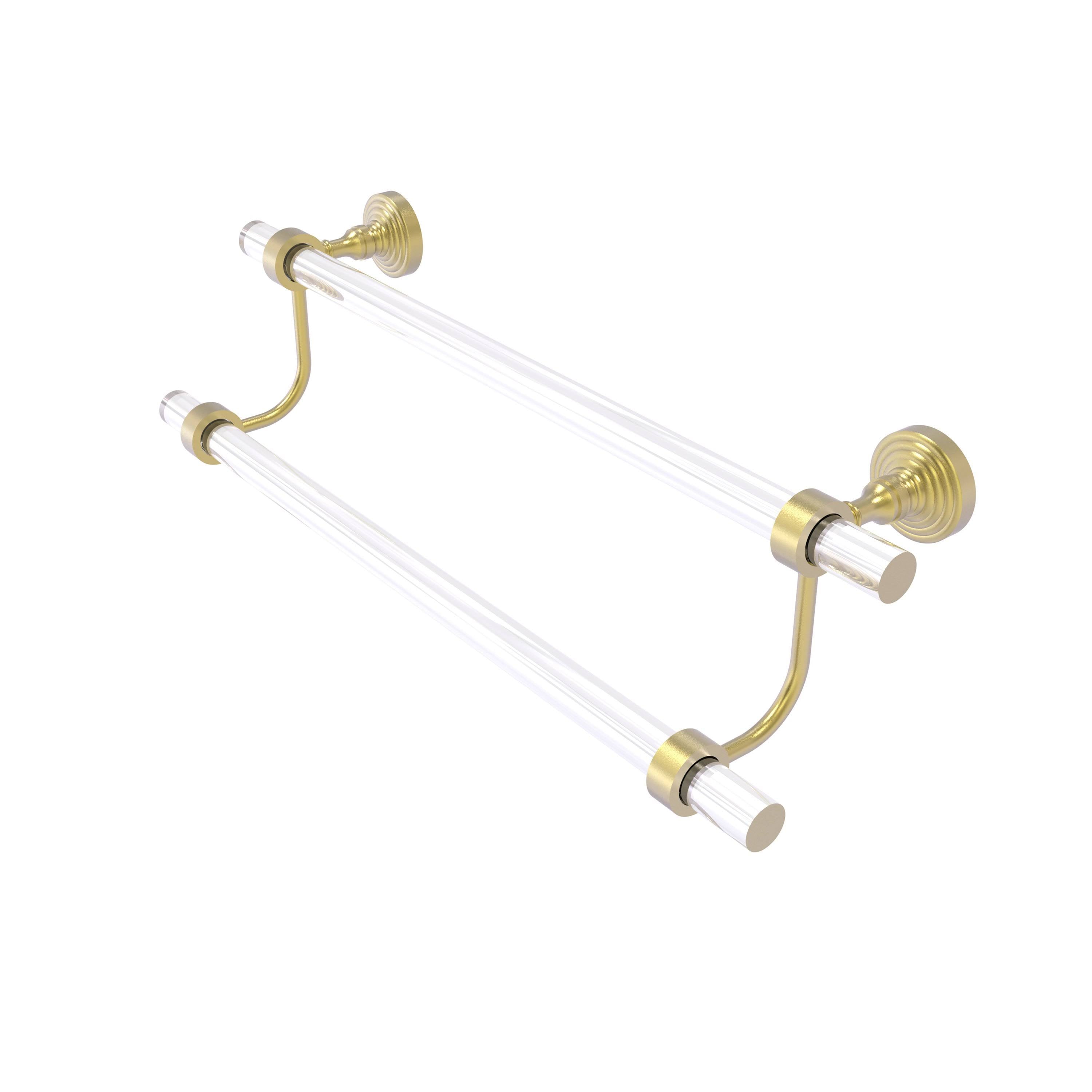 24 in. Double Towel Bar Satin Brass P88634