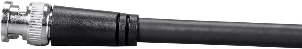 25 Feet Black RG6 BNC Cable W59302