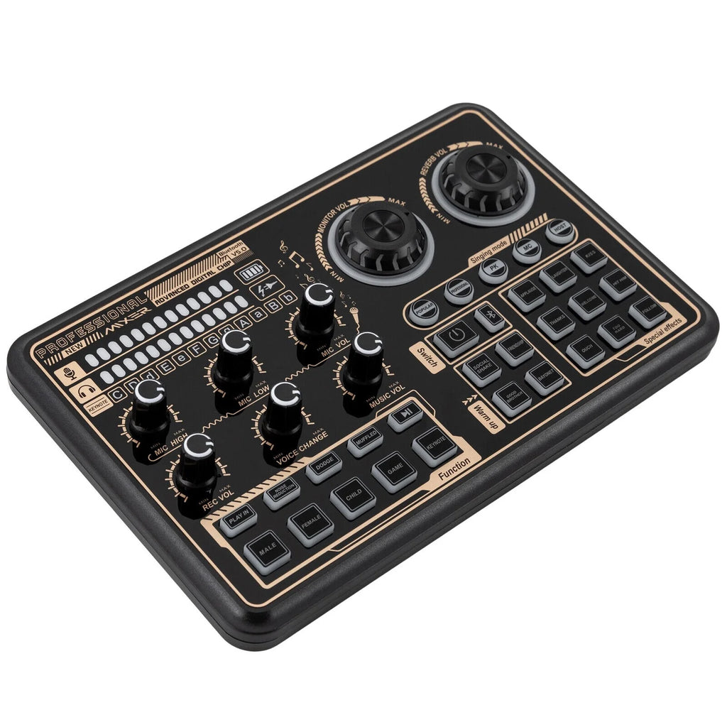 Audio Mixer with Voice Changer and LED Lights O197619
